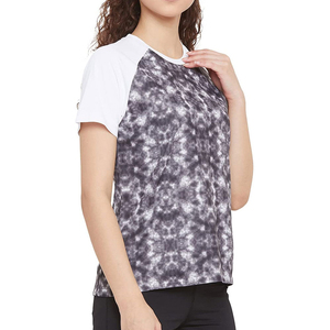 Nouveaux T-shirts pour femmes, style tendance, vêtements décontractés en gros, coupe régulière à épaules tombantes, couleurs personnalisables, anti-boulochage, respirants - Product Image 3