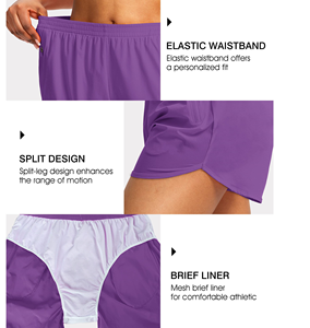 Shorts Deportivos Extra Grandes de Felpa Francesa de Secado Rápido y Transpirables para Mujer, Shorts Teñidos Personalizados de Primera Calidad para Todas las Temporadas - Product Image 4