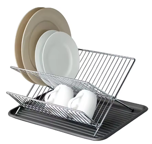 OEM/ODM <b>Kitchen</b> <b>storage</b> metal dish rack foldable dish rack VietNam - Product Image 3