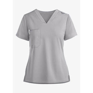 Wholesale Medical <b>Scrub</b> Set V-Neck Top Jogger Pants Stretch Uniform - Product Image 3