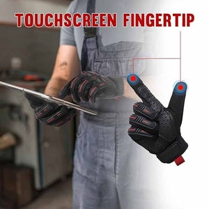 High Quality <b>Synthetic</b> <b>Leather</b> Amara Mechanic Gloves Heat Resistant Durable Impact Resistant Heavy Duty Fingers Palm Padded - Product Image 2