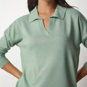 Wholesale Comfortable <b>Women</b> Polo Shirts Quick Dry <b>Women</b> Polo Shirt Cotton Polo Shirt For <b>Women</b> Stretch Knit Golf Tee Blanks - Product Image 3