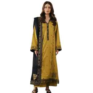 Nouvel ensemble de 3 pièces pour femmes, style fête, haut Farshi, salwar et dupatta, vêtements indiens et pakistanais, prix de gros, autres robes - Product Image 1