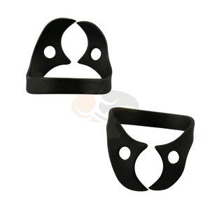 คลิปหนีบฟันแบบเคลือบพรีเมียม 6 ชิ้น พร้อมยางกั้นน้ำลาย อุปกรณ์ดึงเนื้อเยื่ออเนกประสงค์ เพื่อการแยกส่วนที่แม่นยำ จับถนัดมือ ทนทาน - Product Image 3