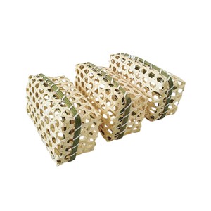 Caja de Regalo de Bambú Hecha a Mano de Primera Calidad, Caja Rectangular Pequeña de Bambú Tejido, Embalaje Natural Sostenible para Artículos de Regalo - Product Image 3