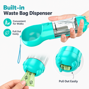 Botella de Agua y Comedero Portátil de Plástico para Perros, Multifuncional, para Viajes, Paseos, Senderismo y Actividades al Aire Libre - Product Image 4