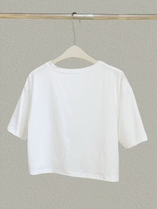 Men's White 100% Cotton Poplin O-Neck T-Shirt Regular Fit Casual Solid Color <b>Short</b> Sleeve Plain Dyed Woven Fabric Cotton - Product Image 2