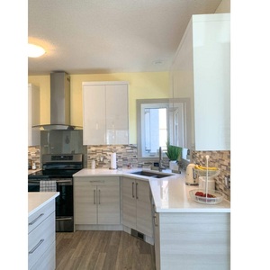 Meubles de cuisine CANA prêts à assembler, sur mesure, de haute qualité, en gros, modulaires, en bois, pour rangement au sol et au mur - Product Image 5
