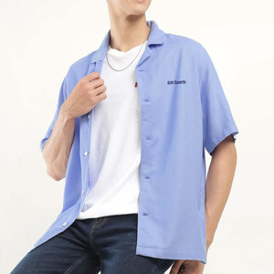 เสื้อยืดคอกลมชาย แขนยาว ติดกระดุม สำหรับฤดูร้อน สวมใส่สบายๆ - Product Image 1