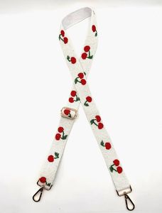Correa de Bolso Cruzado Ajustable con Cuentas de Cereza MSR-BE-0036, Estilo Fiesta, para Mujer, Regalo Navideño - Product Image 1