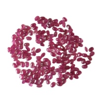 Pierre précieuse naturelle rubis facetté 5x4mm certifiée IGI, traitée thermiquement, calibrée, Vivaaz Gems pour la fabrication de bijoux