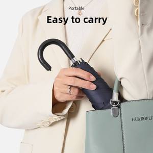 Sombrilla Japonesa Ultraligera y Portátil con Protección UV, Mango Curvo, Plegable, con Diseño Estampado de Sol, Nuevo Diseño - Product Image 4