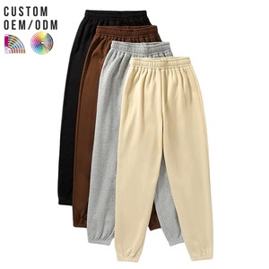 <b>Mens</b> Cotton <b>Trousers</b> Casual Summer Wear Lightweight <b>Elastic</b> Waist Waterproof Breathable Comfort Custom Logo OEM ODM Support - Product Image 4