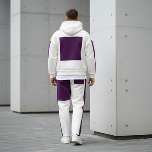 Conjunto Deportivo Personalizado con Logotipo para Hombre, Conjunto de Jogging de Algodón, Ropa Deportiva Informal, Fabricante y Proveedor OEM - Product Image 6