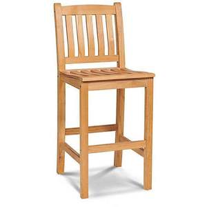 Silla de barra de madera de teca estadounidense, fabricada en Indonesia, muebles de madera maciza. - Product Image 1