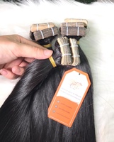 100% Extensions de cheveux humains Remy non transformés en ruban adhésif Couleur naturelle Cuticule alignée Cheveux vierges du Vietnam Cheveux crus