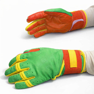 Guantes de Béisbol de Cuero Hechos a Medida, Profesionales, Más Vendidos, con Cierre de Velcro Ambidiestro, Diseño Personalizable, para Entrenamiento - Product Image 6