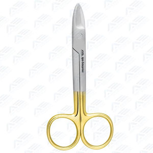 CE Certified Beebee Crown Scissors 110 mm Straight <b>Saw</b> Edge Manual <b>Power</b> Source Stainless Steel Dental Surgical Instruments - Product Image 6
