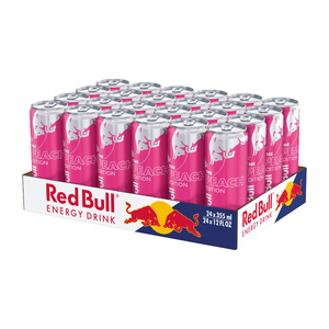 Boisson Énergisante Red Bull Sans Sucre Édition Pêche Blanche d'Été de Haute Qualité 12 x 250ml – Boisson Rafraîchissante Faible en Calories – Prix - Product Image 1
