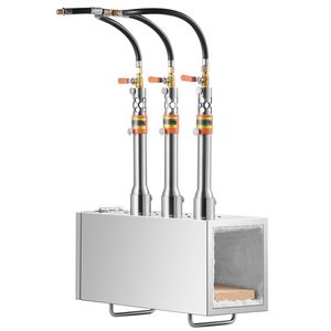 Fucina Portatile a 3 Bruciatori a Propano, Grande Capacità, Strumento per Forgiatura di Coltelli e Lavorazione del Metallo, Macchinario per Forgiatura 2600 - Product Image 1