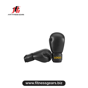 Gants d'entraînement de kick-boxing pour adultes en cuir PU avec impression de logo personnalisé, design personnalisé, unisexe, légers, sangle de poignet réglable, crochet - Product Image 4