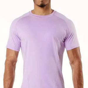 Men's High Street Style Short Sleeve Crew Neck Tee High Quality Cotton Breathable Regular Fit Summer Wear - Product Image 2