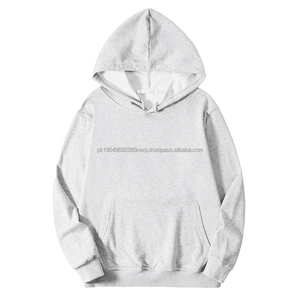 Venta al por mayor de algodón en blanco francés Terry pullover Sudadera con capucha de peso pesado de gran tamaño de impresión personalizada logotipo de los hombres sudaderas con capucha y sudaderas - Product Image 2