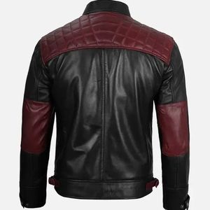Chaqueta de Motociclista de Cuero de Oveja Genuino para Hombre, Talla Grande, Casual, Invierno, Negra, Alta Calidad, Moda Británica, Transpirable - Product Image 2