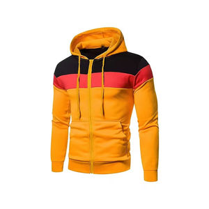 Sudadera con capucha y cremallera para hombre, chaqueta multibolsillos, deportiva, informal, para primavera y otoño. - Product Image 1