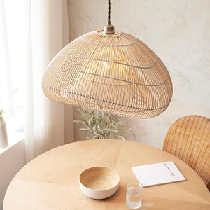 Trendy Rattan Lamps for All Style Home Decor Woven Rattan Lampshade Pendant <b>Light</b> Made in Vietnam by King Craft Viet - Product Image 5