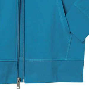 Men's Hooded Zipper Sweatshirt Solid Color French Terry Cotton Casual Autumn Wear Regular Fit Breathable 320g Knitted - Product Image 6