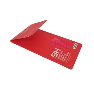 Custom Tempered Glass Packages for Cellphones Anti-scratch HD Tempered Glass Screen <b>Protector</b> Film Packaging Paper Box - Product Image 1