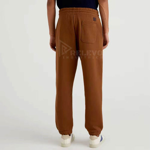 กางเกงจ็อกเกอร์ผู้ชายทรงหลวมขนาดกลาง ปักลาย 100% ผ้าฝ้าย มีกระเป๋า กางเกงวิ่งลำลอง แห้งเร็ว - Product Image 5