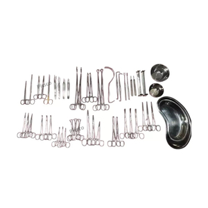 Juego de Instrumentos Quirúrgicos PISSCO, Juego de Instrumentos Médicos Quirúrgicos, Juego de Instrumentos de Cirugía General, 45 Piezas - Product Image 1