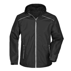 Custom logo Waterproof PU Jacket Outdoor Hiking Soft Shell Rain Coat Men's Jacket with <b>Hoodie</b> OEM - Product Image 3