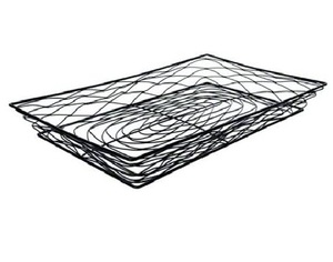 Alambre de hierro y Metal recubierto de negro, bandejas decorativas personalizadas para servir frutas, bandeja de alambre para restaurante y Hotel para decoración hecha a mano - Product Image 5