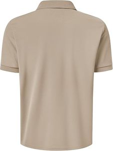 เสื้อเชิ้ตผู้ชายสำหรับใส่ทุกวัน ผ้าถักพิมพ์ลาย เป็นมิตรกับสิ่งแวดล้อม เนื้อนุ่ม น้ำหนักเบา ระบายอากาศได้ดี ทรงปกติ แขนสั้น คอปกติดกระดุม เหมาะสำหรับใส่ทำงาน - Product Image 3