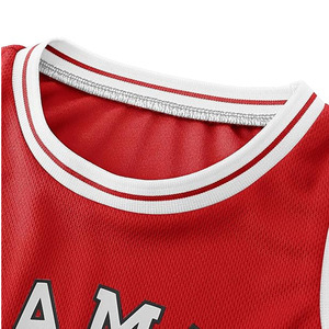 Ensemble de maillots de basket-ball personnalisés pour enfants et jeunes garçons, nom de l'équipe imprimé, maillot léger pour extérieur, short et logo personnalisé - Product Image 3