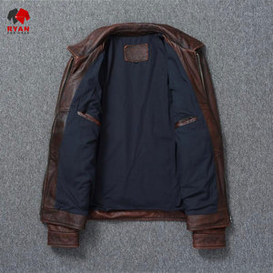 แจ็คเก็ตหนังผ้าระบายอากาศดีไซน์สั่งทำพิเศษสำหรับผู้ชาย ยี่ห้อ Ryan Pro Gear พร้อมบริการสกรีนโลโก้ตามสั่ง สวมใส่สบายๆ - Product Image 4