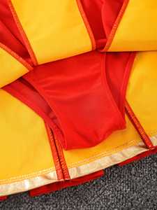 Ensemble d'uniformes de cheerleading : Gilet assorti en polyester léger, couleurs et logo personnalisables pour les soirées de match, les spectacles et les entraînements - Product Image 5