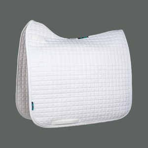 Tapis de selle de dressage blanc rembourré en mousse, confortable, matelassé carré, polyvalent, vente en gros, OEM ODM disponible - Product Image 3