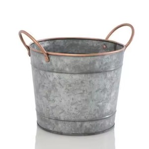 Bac à glace en métal durable, seau isotherme en acier inoxydable pour boissons, refroidisseur de vin et de bière pour fêtes en extérieur - Product Image 1