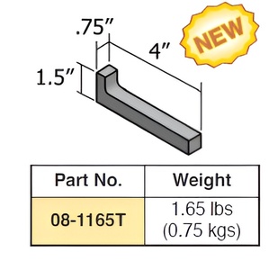 Barre de rivetage pneumatique en tungstène robuste personnalisée pour opération de rivetage solide - Modèle 08-1165T par Alva Engineers - Product Image 1