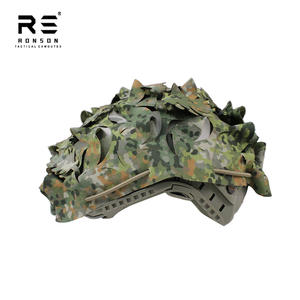 M19 NFP-green Belanda kamuflase layar sutra dicetak helm cepat taktis penutup penulis Airsoft dapat disesuaikan perjalanan memancing - Product Image 4