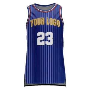 Maillot de basket-ball unisexe confortable, nouveau style, respirant, grande taille, col en V, bretelles réglables, séchage rapide, nom d'équipe personnalisé - Product Image 3