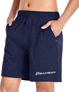 <b>Men's</b> Fitness <b>Shorts</b> Sport Quick Dry Workout Running or Casual Training <b>Shorts</b> With Zipper Pocket - Product Image 2