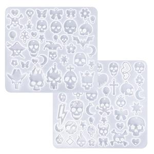 Skull Earrings Halloween Day Gift Eardrop Earring Pendant Ornaments <b>Mold</b> <b>Resin</b> <b>Silicone</b> <b>Mold</b> - Product Image 5