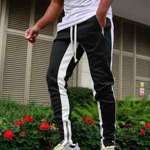 High Quality Custom Loose Sport <b>Trousers</b> For Man Button Side <b>Pockets</b> Training Joggers Pants <b>With</b> Elastic Cuffs Jogger Sweatpants - Product Image 4