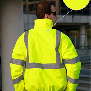 Veste de travail réfléchissante pour homme, en tissu imperméable de qualité supérieure, avec logo personnalisé imprimé, vente en gros 2026 - Product Image 3