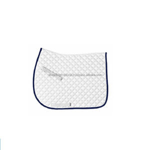 Tapis de selle d'équitation matelassé avec bordure en cordon, en coton doux, pour usage polyvalent anglais - Product Image 5